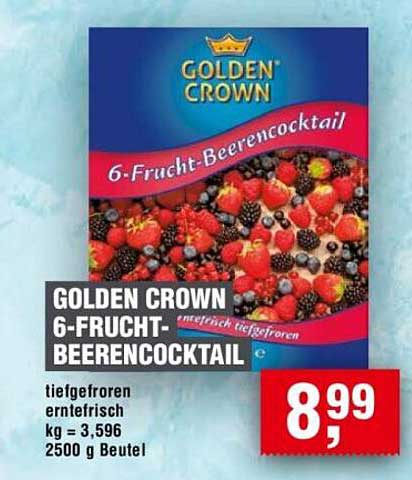 GOLDEN CROWN 6-Frucht-Beerencocktail