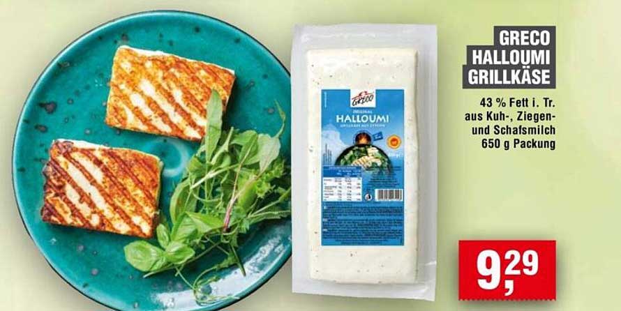 GRECO HALLUMI GRILLKÄSE 650 G PACKUNG