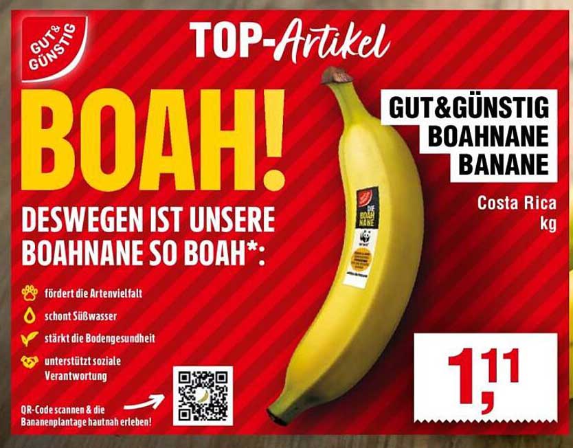 GUT & GÜNSTIG BOAHNANE BANANE