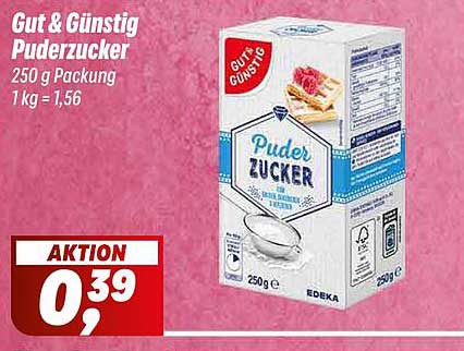 Gut & Günstig Puderzucker 250 g Packung