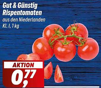 Gut & Günstig RispenTomaten aus den Niederlanden KL. I, 1 kg