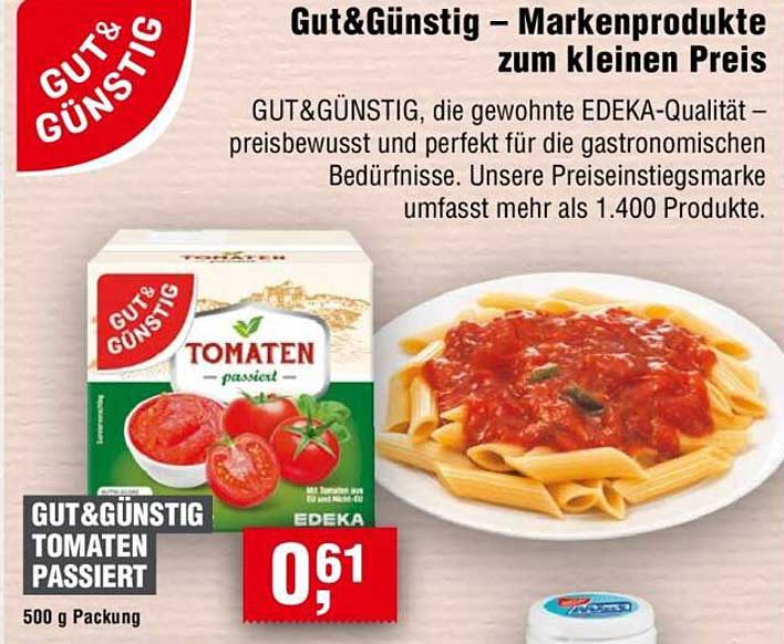 Gut&Günstig Tomaten Passiert 500 g Packung