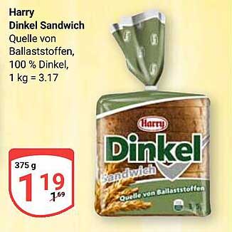 Harry Dinkel Sandwich - 375 g