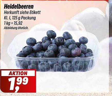 Heidelbeeren - Frische Früchte für jeden Anlass
