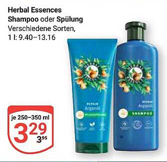 Herbal Essences Shampoo oder Spülung, 250–350 ml, verschiedene Sorten