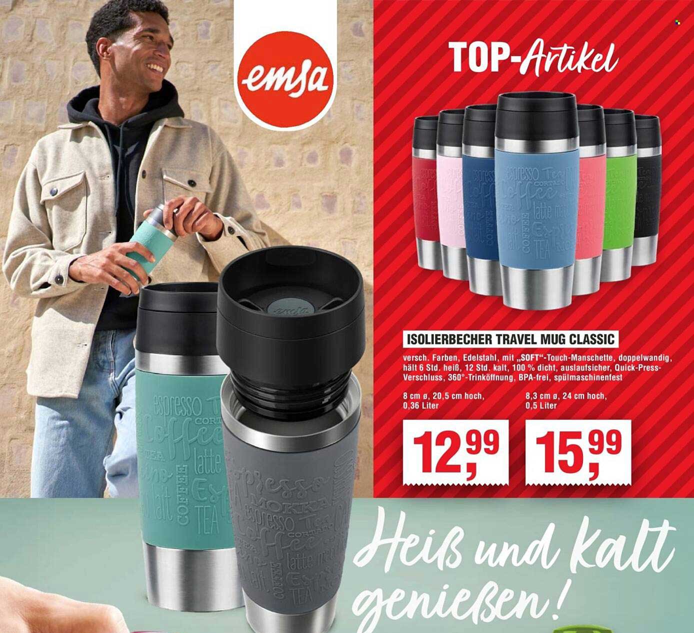 Isolierbecher Travel Mug Classic