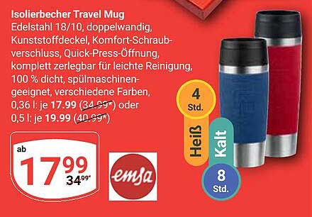 Isolierbecher Travel Mug