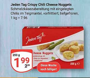 Jeden Tag Crispy Chili Cheese Nuggets