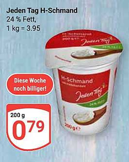 Jeden Tag H-Schmand 200 g zum Aktionspreis