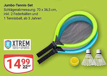 Jumbo-Tennis-Set