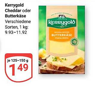 Kerrygold Cheddar oder Butterkäse, 125-150 g