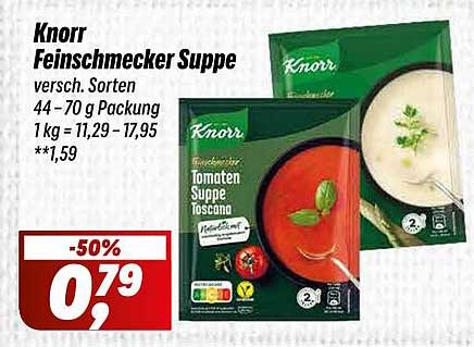 Knorr Feinschmecker Suppe - verschiedene Sorten