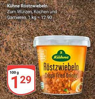 Kühne Röztzwiebeln - 100 g für nur 1,29 €