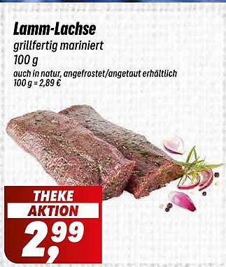 Lamm-Lachse grillfertig mariniert 100 g