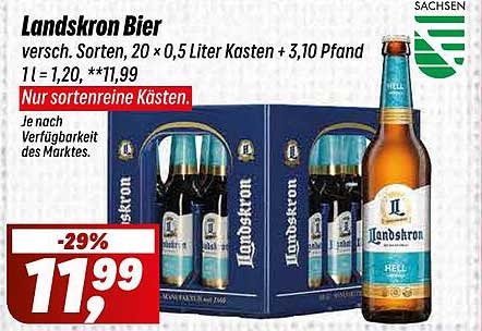 Landskron Bier – 20 x 0,5 Liter Kasten zum Top-Preis!