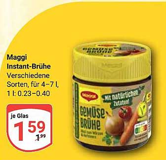 Maggi Instant-Brühe - Verschiedene Sorten