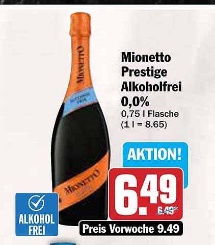 Mionetto Prestige Alkoholfrei 0,0%