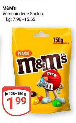 M&M's Peanut, 150 g - Unwiderstehlicher Genuss