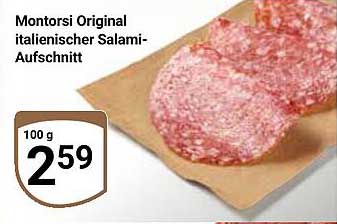 Montorsi Original italienischer Salami-Aufschnitt