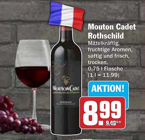 Mouton Cadet Rothschild - Aktion!