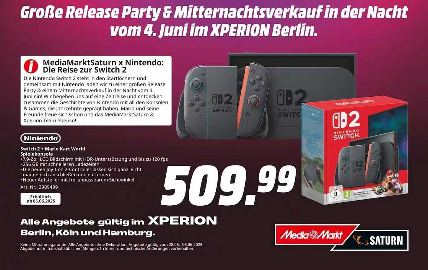 Nintendo Switch 2 + Mario Kart World