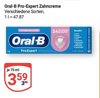 Oral-B Pro-Expert Zahnpasta 75 ml