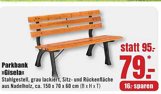 Parkbank »Gisela«