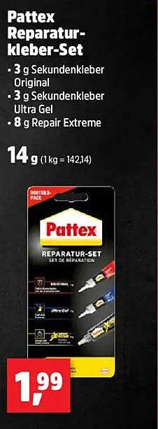 Pattex Reparaturkleber-Set