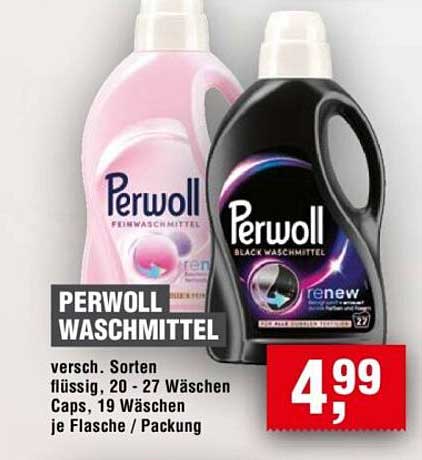 PERWOLL WASCHMITTEL - Verschiedene Sorten, 20 - 27 Wäschen