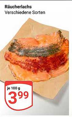 Räucherlachs Verschiedene Sorten