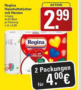 Regina Haushaltstücher mit Herzen