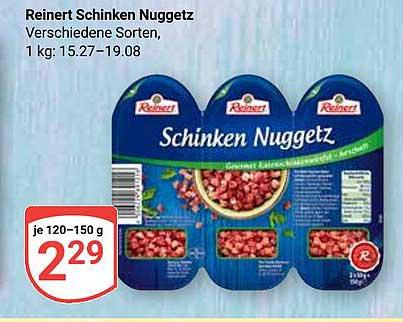 Reinert Schinken Nuggetz – verschiedene Sorten