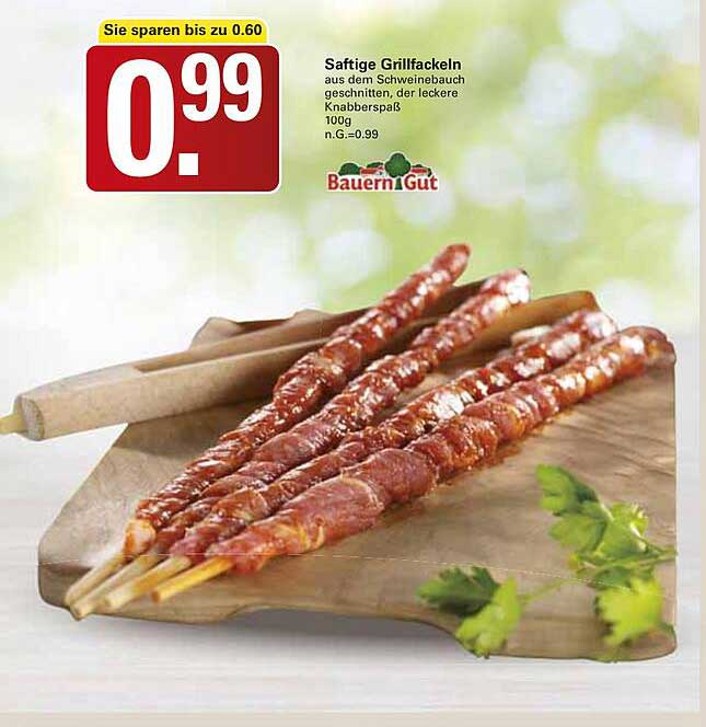 Saftige Grillfäcken aus dem Schweinebauch