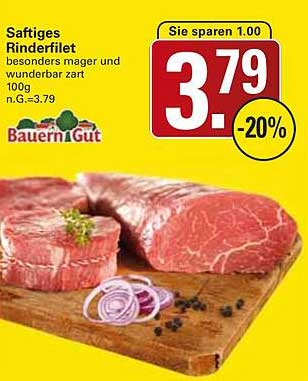 Saftiges Rinderfilet - besonders mager und wunderbar zart