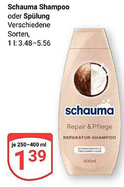 Schauma Shampoo oder Spülung - verschiedene Sorten