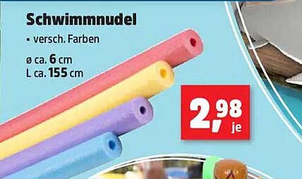 Schwimmnudel - verschieden Farben