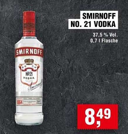 SMIRNOFF NO. 21 VODKA