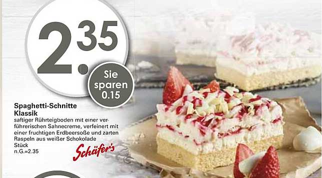 Spaghetti-Schnitte Klassik