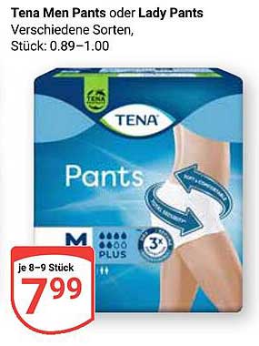 Tena Men Pants oder Lady Pants – Verschiedene Sorten