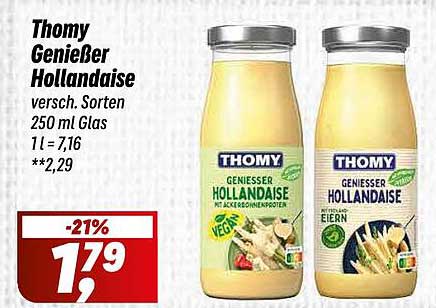 Thomy Genießer Hollandaise 250 ml - verschiedene Sorten