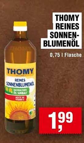 THOMY Reines Sonnenblumenöl 0,75 l Flasche