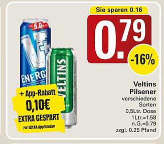 Veltins Pilsener verschiedene Sorten 0,5L Dose