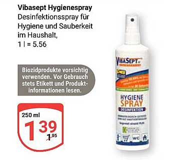 Vibasept Hygienespray - Desinfektionsspray für Hygiene und Sauberkeit