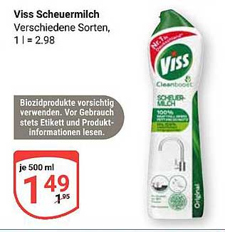 Viss Scheuermilch - Verschiedene Sorten, 1 L = 2,98 €