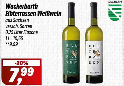 Wackerbarth Elbterrassen Weißwein 0,75 Liter