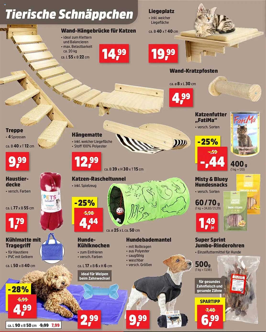 Wand-Hängebrücke für Katzen