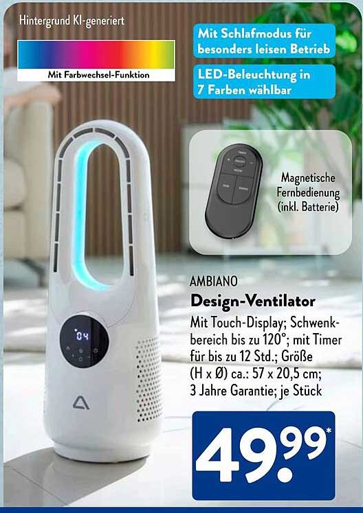 AMBIANO Design-Ventilator