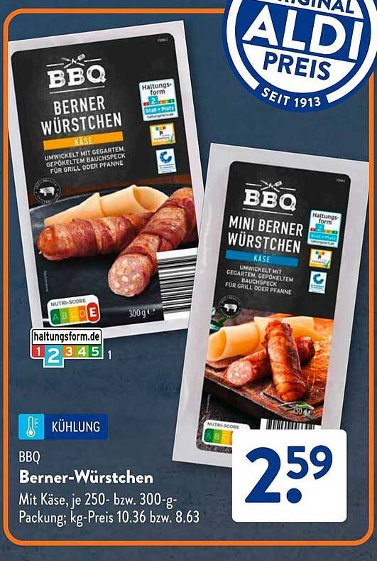 BBQ Berner-Würstchen