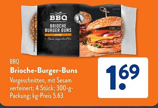 BBQ Brioche-Burger-Buns
