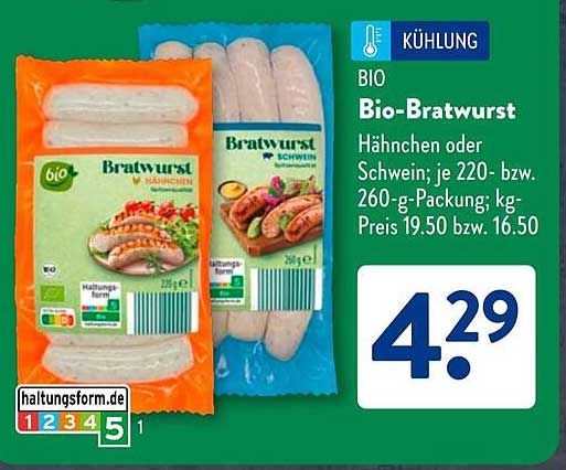 Bio-Bratwurst